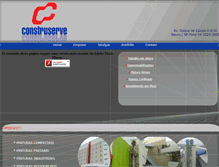 Tablet Screenshot of construserve.com.br